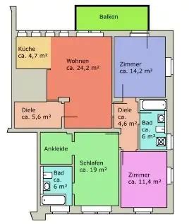 Zimmer Wohnung Zu Vermieten Wettinplatz Coswig Mei En