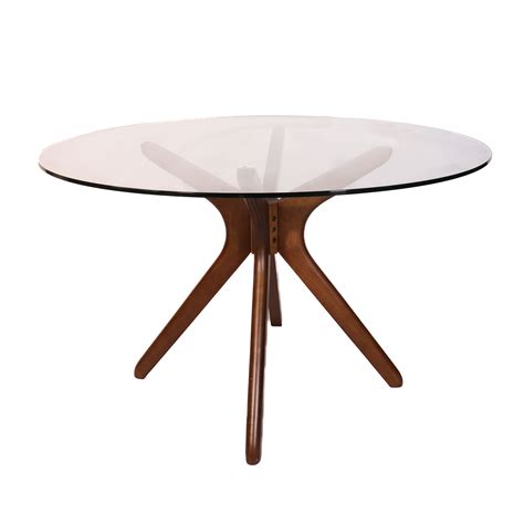 Table Base with Round Glass - Bont Huijs