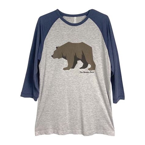 'The Brown Bear' Merch 3/4 Length Raglan T-Shirt