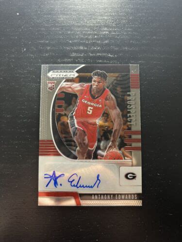 Anthony Edwards 2020 21 Panini Prizm Draft Picks Rookie Auto EBay