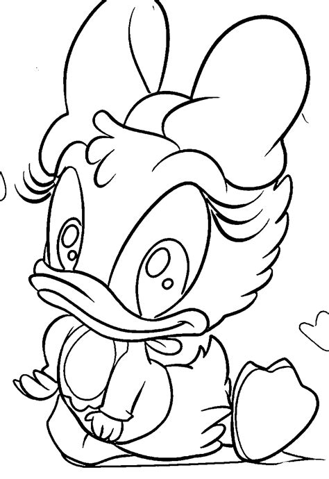 Cute Baby Duck Coloring Pages - Coloring Home