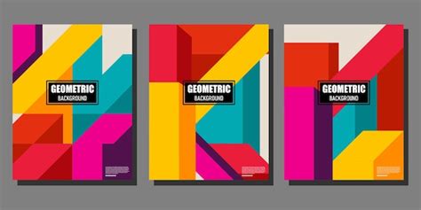 Premium Vector | Collection of abstract geometric covers, covers and ...