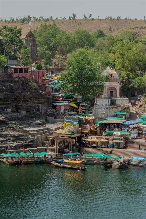 Jyotirling Temple Complex Shri Mamleshwar Shiva Tempel Redactionele