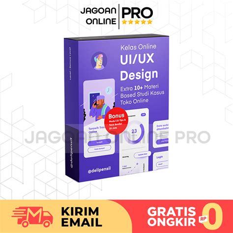 Jual BELAJAR UI UX DESIGN SIAP TERJUN JADI WEB DESIGNER Shopee