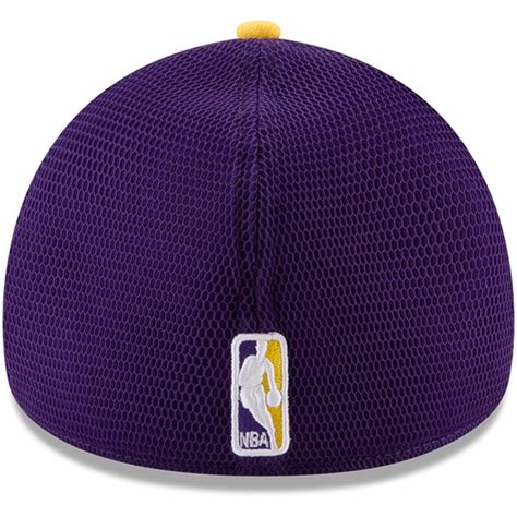 Men's Los Angeles Lakers New Era Gold/Purple On-Court 39THIRTY Flex Hat ...