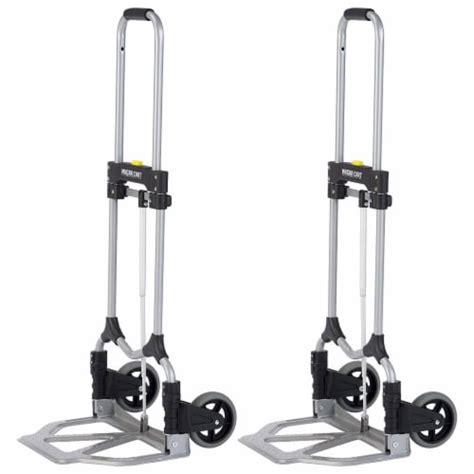 Magna Cart Personal 160lb Capacity MCI Folding Alloy Steel Hand Truck ...