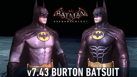 Skin Batman Arkham Knight V Burton Batsuit Youtube