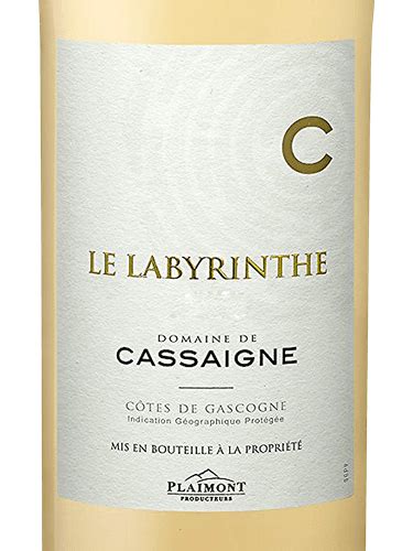 Plaimont Domaine De Cassaigne Le Labyrinthe C Tes De Gascogne Blanc