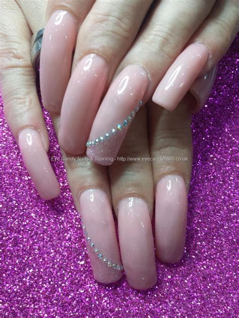 Eye Candy Nails And Training Nude Gel Polish With Glitter Fade By