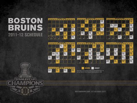 Bruins 2011-12 Schedule - Boston Bruins Wallpaper (27313450) - Fanpop