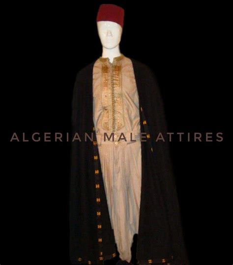 Tenue Traditionnelle Masculine Algérienne 🇩🇿 Djabadouli Et Burnous