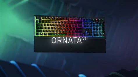 Razer Ornata V Ergonomic Clicky Rgb Gaming Keyboard With Low Profile