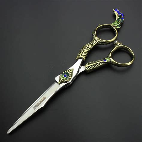 6" scissors hair professional barber shears japan High end hairdressing ...