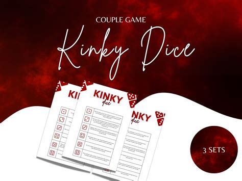 Sex Game Printable Adult Sex Game Kinky Game For Couples Noughty Dice Forplay Game Gift For