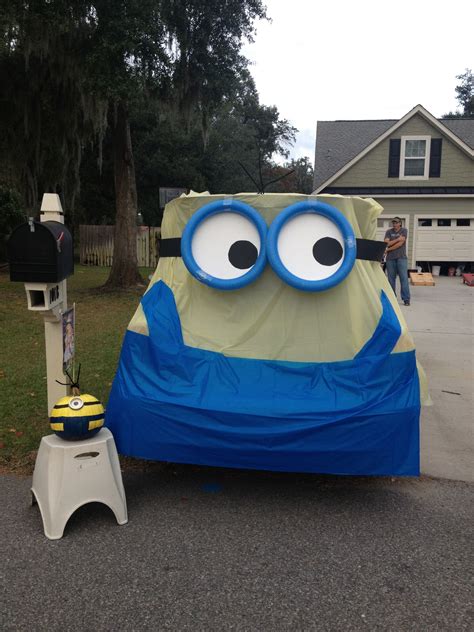 Minion Car Trunk Or Treat Trunk Or Treat Minion Halloween Truck Or