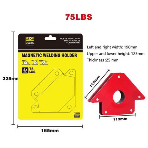 Pengiriman Lokal Coddht Siku Las Magnet Magnetic Welding