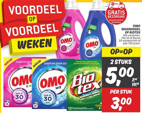 OMO WASMIDDEL OF BIOTEX Aanbieding Bij Dekamarkt