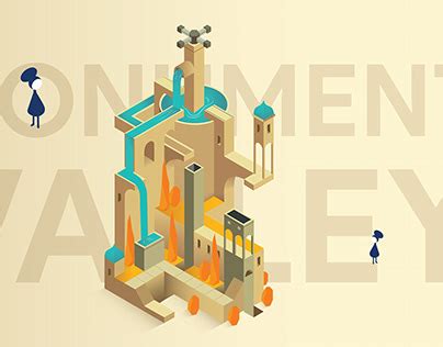 Monument Valley Vector Projects :: Photos, videos, logos, illustrations and branding :: Behance