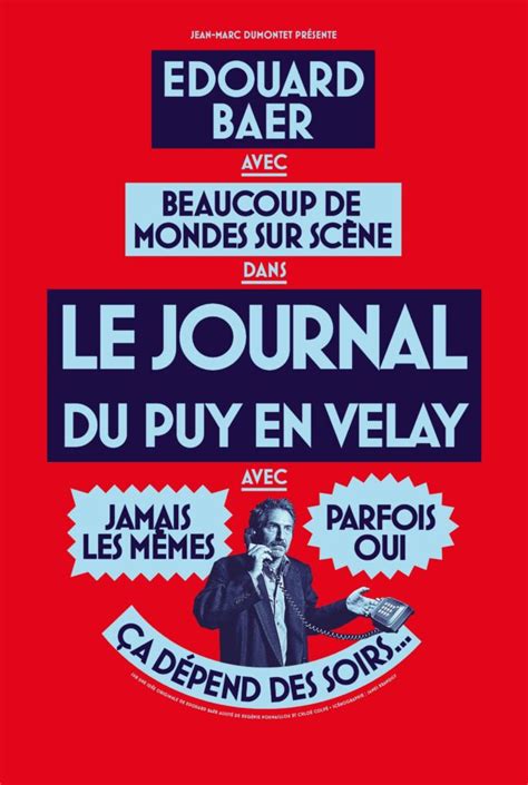 Le Journal du Puy en Velay Spectacles en Velay Théâtre Palais des