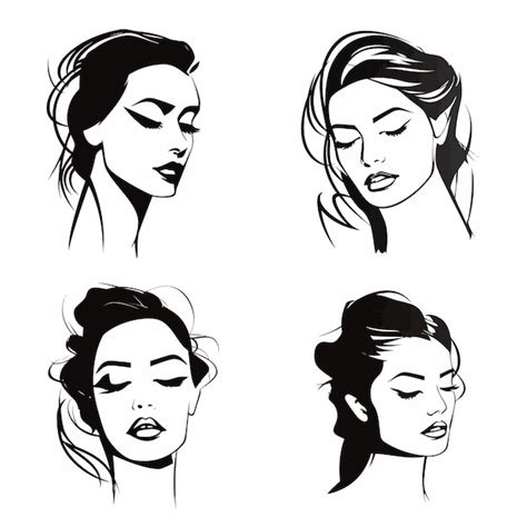 Premium Vector | Face silhouette vector