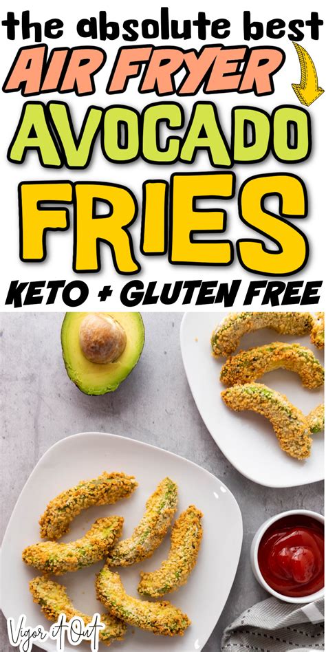 Low Carb Air Fryer Avocado Fries Keto Gluten Free Recipe