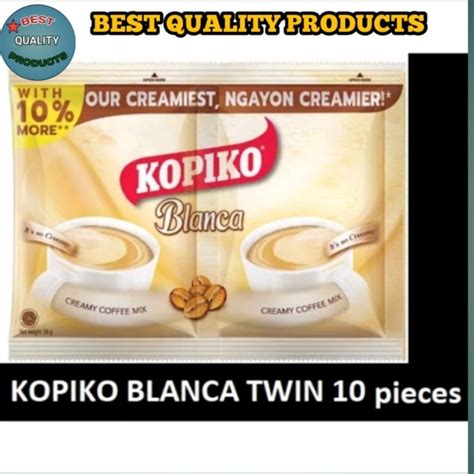 Kopiko Blanca 3in1 Twin Pack 58g X 10 Sachets Shopee Philippines