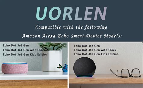 Uorlen Alexa Power Cord Replacement For Echo Dot 3rd4th