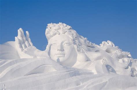 Snow Sculptures at the Harbin Ice and Snow Festival in Harbin China ...