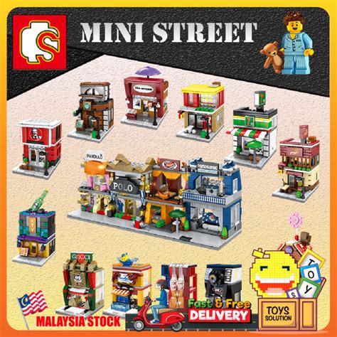 Sembo Mini City Street View Building Blocks Sd Toys Shop