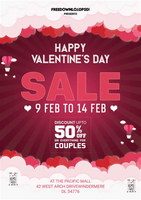 Valentine Flyer Template Free