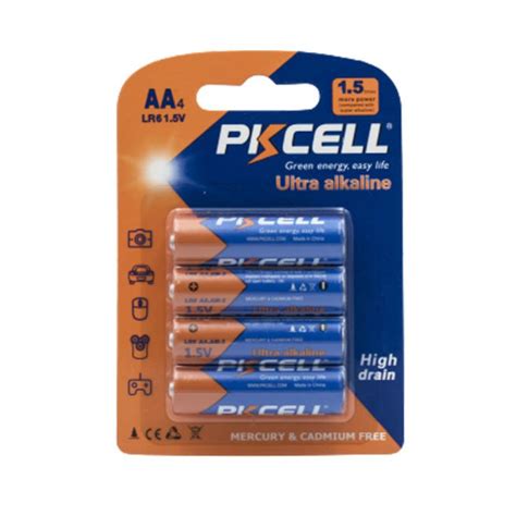 Pkcell Ultra Αλκαλικές Μπαταρίες AA 1 5V 4τμχ Filtraki