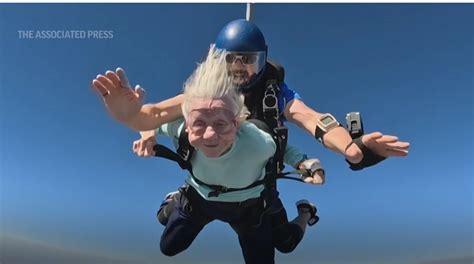 104 Year Old Woman Sets World Record As Oldest Person To Skydive