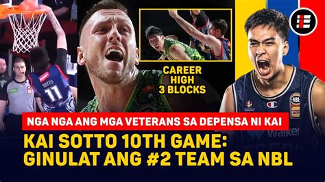 KAI SOTTO 10th GAME TOP PLAYS GINULAT ANG 2 NBL TEAM NGA NGA ANG