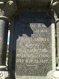 Verlona Babbitt Thompson 1816 1897 Mémorial Find a Grave