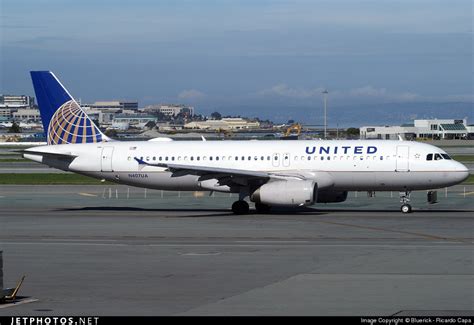 N407UA Airbus A320 232 United Airlines Bluerick JetPhotos