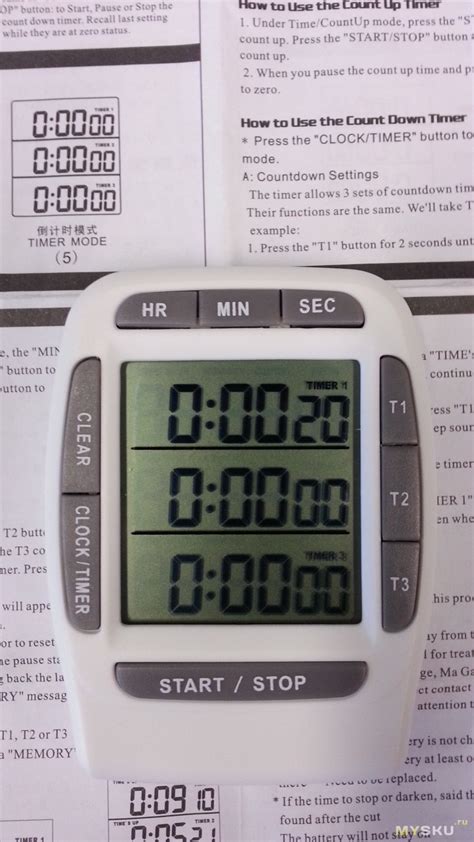 Digital LCD Multi-Channel Timer CountDown Laboratory 3 Channel Timers ...