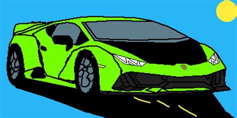 Descubrir 93+ imagen lamborghini pixel art - Abzlocal.mx