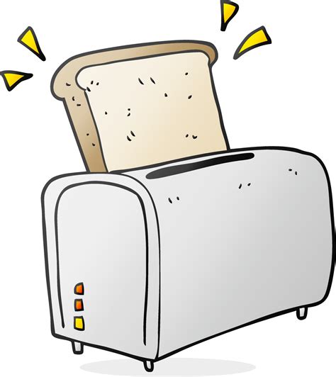 doodle character cartoon toaster 12891320 Vector Art at Vecteezy