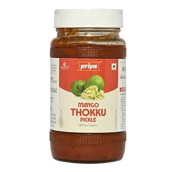 Priya Mango Thokku Pickle Without Garlic G Authentic Telugu Style