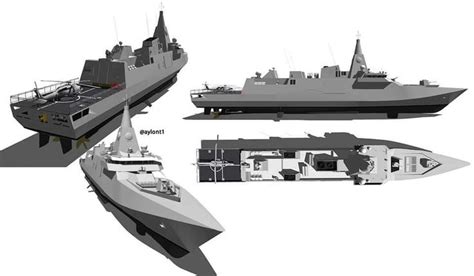 Four Types of Navy Boats and Ships