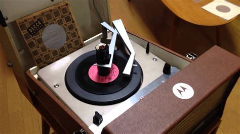 1959 Motorola Record Player Sf11n Youtube