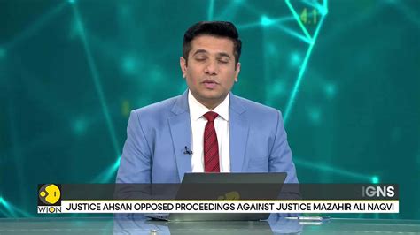 Justice Ahsan Quits After Justice Mazahar Ali Naqvis Resignation