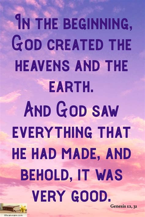 Genesis 11 31 In The Beginning God Created The Heavens And The