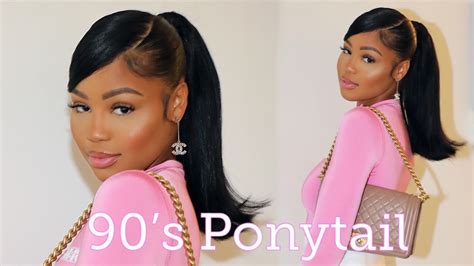 90 S Flipped Ponytail W Swoop Barbie Ponytail YouTube