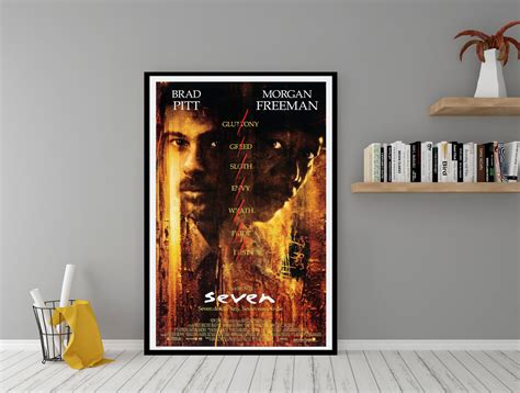 Se7en Movie Poster High Quality Canvas Wall Art Room Decor Se7en Poster for Gift - Etsy