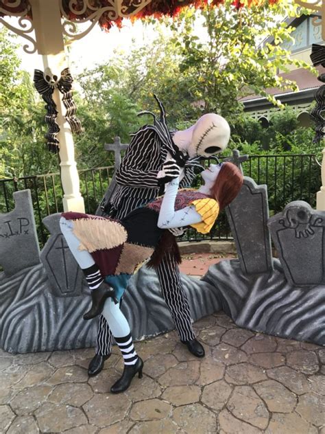 Photos Jack Skellington Sally Meet And Greet Area During Mickeys