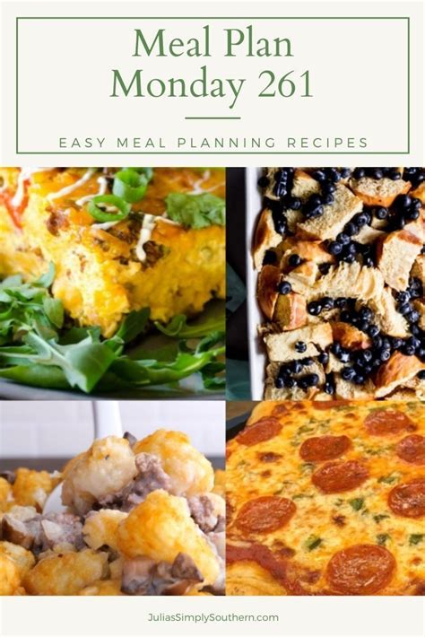 Meal Plan Monday 261 Beer Dough Pizza Crust Julias Simply Southern Meals Meal Planning