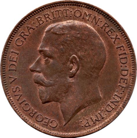 1 Penny George V United Kingdom Numista