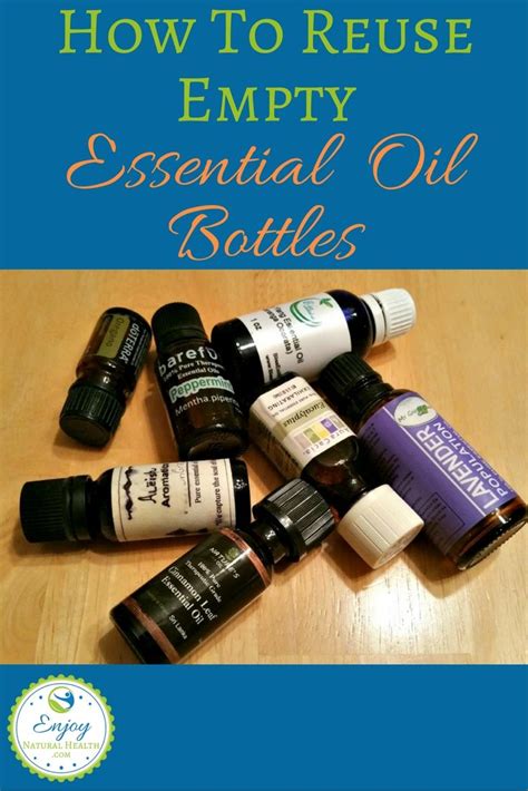 Ways To Reuse Empty Essential Oil Bottles