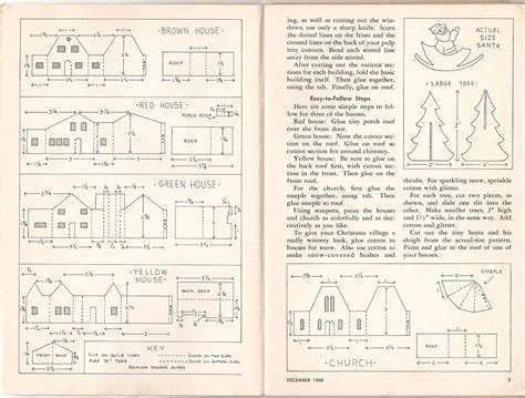 Free Printable Putz House Patterns